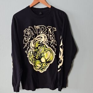 SNRK Black Long Sleeved Tee